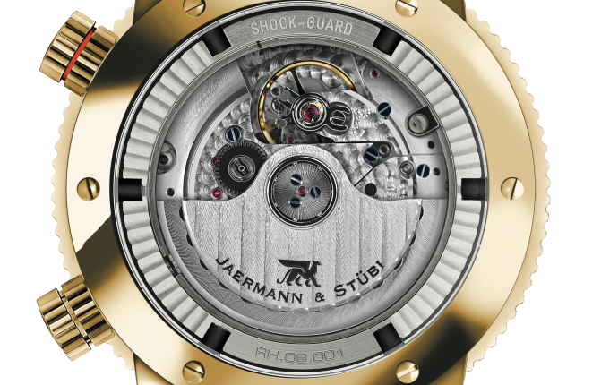 Jaermann & Stübi - The Timepiece of Golf - 科技: 防震保护